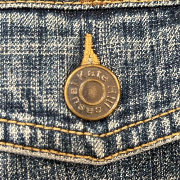 Katie HIll Petite Denim Jacket size 8P - Picture 4 of 5